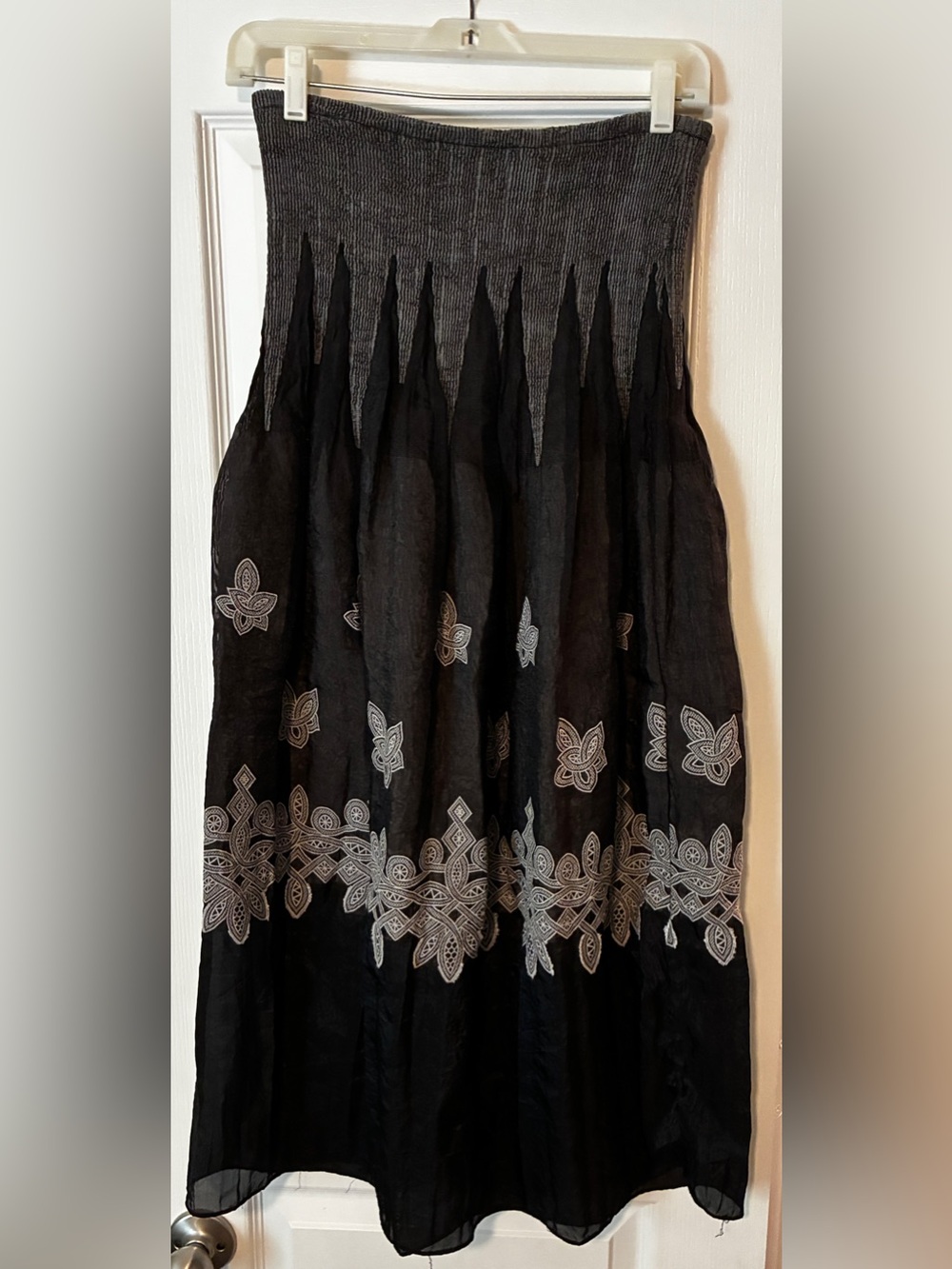 Lapis Strapless mini dress